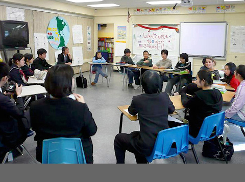 HERRICKS MIDDLE SCHOOL 日本語を学ぶ生徒と交流(第9回) HERRICKS MIDDLE SCHOOL 日本語を学ぶ生徒と交流(第9回)