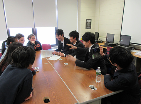 Teaneck High School学生にレポートについて語る(第17回) Teaneck High School学生にレポートについて語る(第17回)
